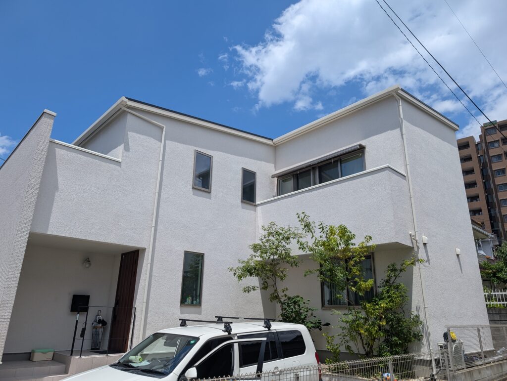 福岡市城南区　外壁洗浄